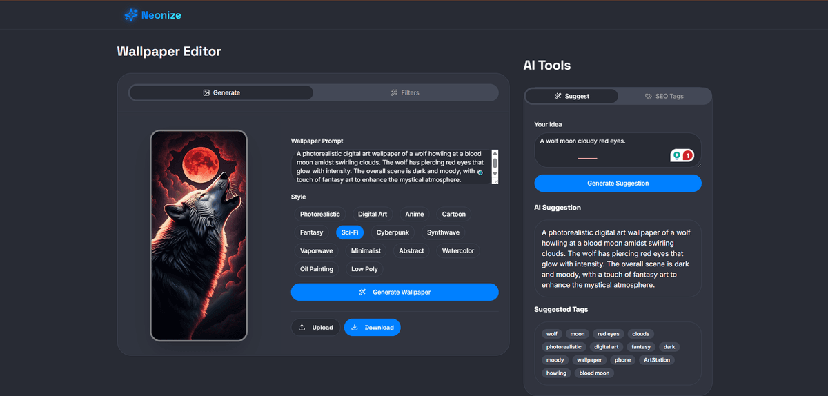 AI Wallpaper Generator
