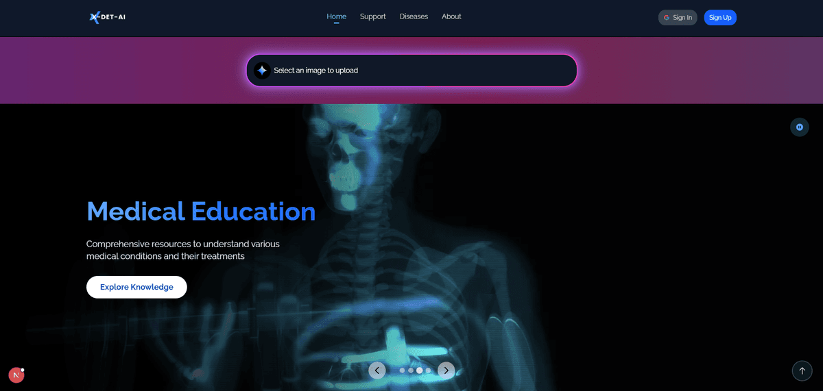 AI Powered X-Ray Analysis System